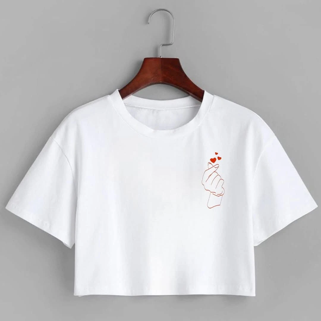 Crop-Top _  love design